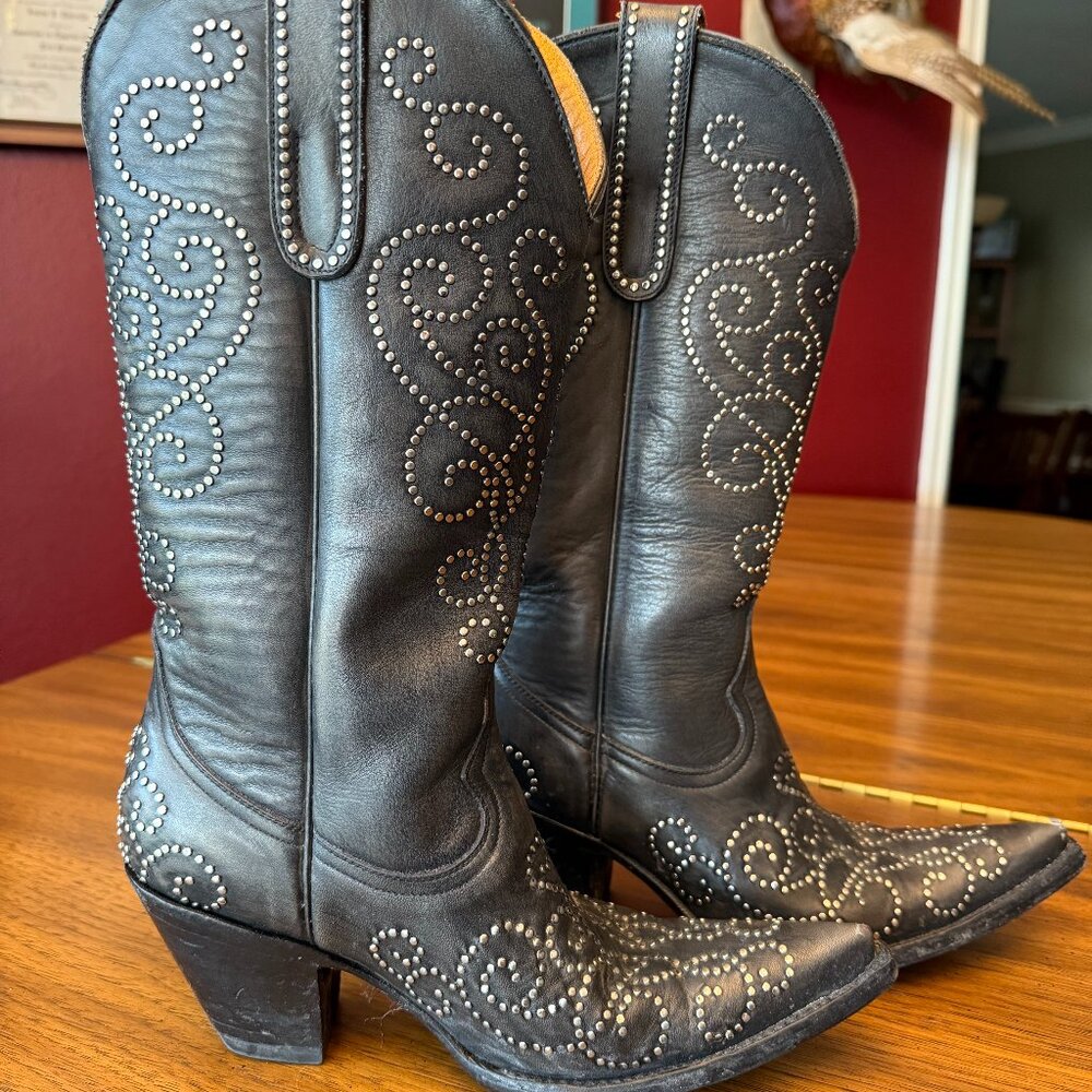 Old Gringo Women’s MIA Silver Stud Western Cowboy Boots size 7